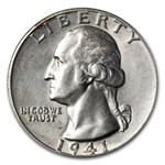 1941-D Washington Quarter AU