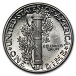 1941 Mercury Dime BU