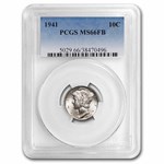 1941 Mercury Dime MS-66 PCGS (FB)