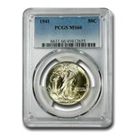 1941 Walking Liberty Half Dollar MS-66 PCGS