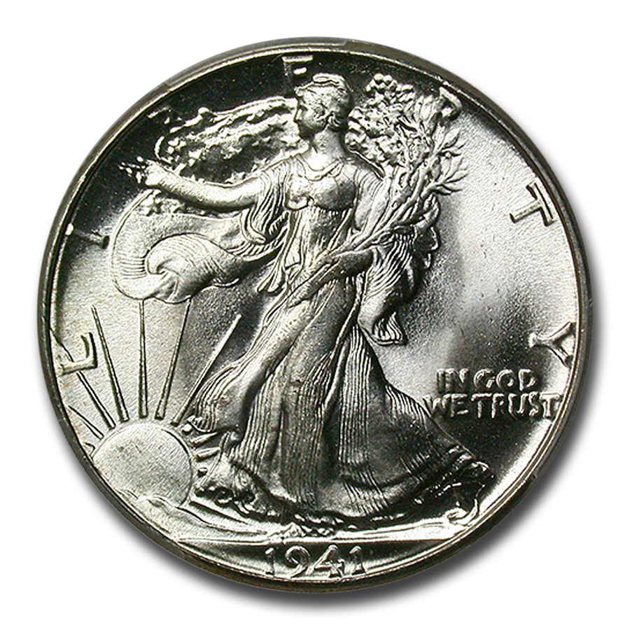 1941 Walking Liberty Half Dollar MS-67 PCGS