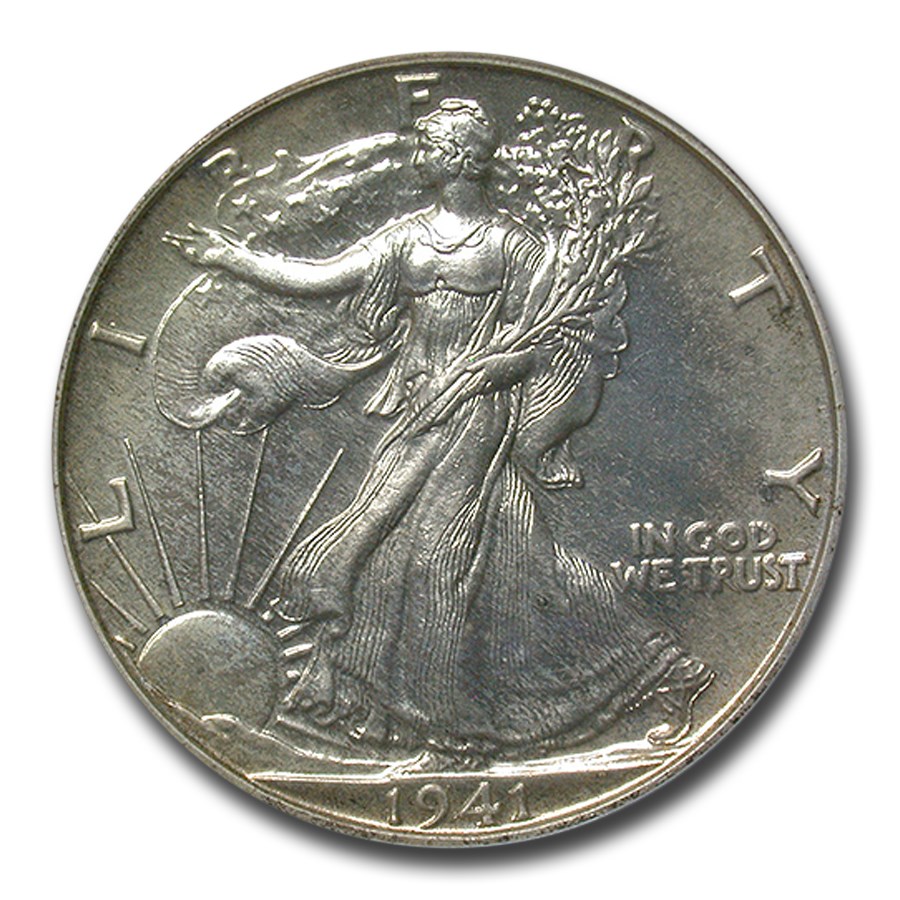 1941 Walking Liberty Half Dollar PR-65 PCGS