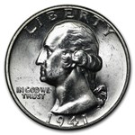 1941 Washington Quarter BU