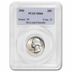 1941 Washington Quarter MS-66 PCGS