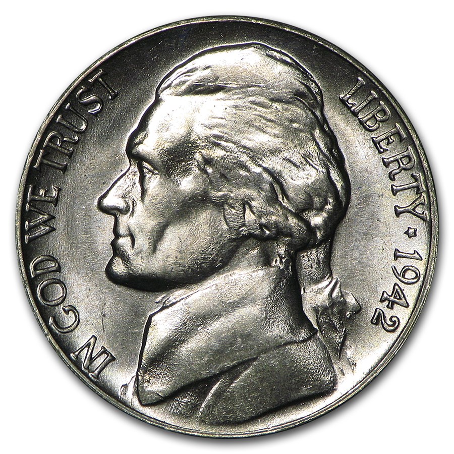 1942-D Jefferson Nickel BU