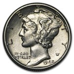 1942-D Mercury Dime BU