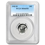 1942-D Mercury Dime MS-66 PCGS (FB)