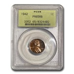 1942 Lincoln Cent PR-65 PCGS (Red/Brown)