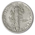 1942 Mercury Dime AU