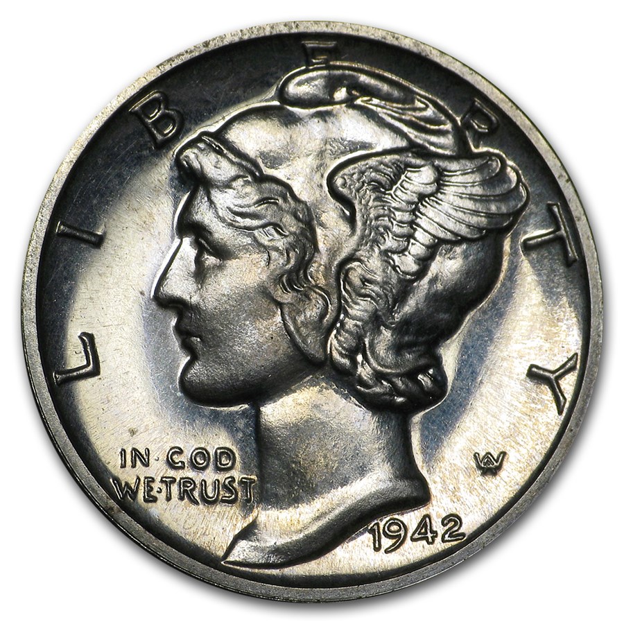 Buy 1942 Mercury Dime Proof Apmex