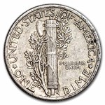 1942 Mercury Dime XF