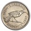 1942 New Zealand Silver 6 Pence George VI BU