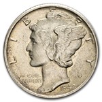 1942-S Mercury Dime AU