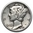 1942-S Mercury Dime Good/VF