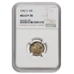 1942-S Mercury Dime MS-67+ NGC (FB)