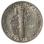 1942-S Mercury Dime XF