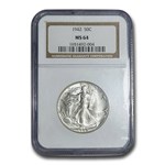 1942 Walking Liberty Half Dollar MS-64 NGC