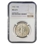 1942 Walking Liberty Half Dollar MS-67+ NGC