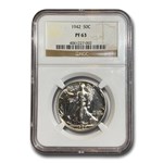 1942 Walking Liberty Half Dollar PF-63 NGC