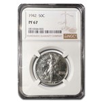 1942 Walking Liberty Half Dollar PF-67 NGC