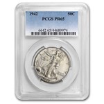 1942 Walking Liberty Half Dollar PR-65 PCGS