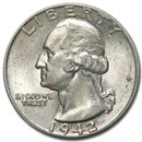 1942 Washington Quarter Good/VF