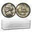 1943-D 35% Silver Wartime Jefferson Nickel Roll BU