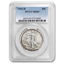 1943-D Walking Liberty Half Dollar MS-65 PCGS