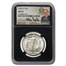 1943-D Walking Liberty Half Dollar MS-67 NGC (Castle)