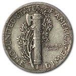 1943 Mercury Dime XF