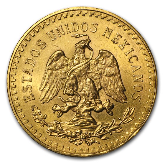 Buy 1943 Mexico Gold 50 Pesos (Cleaned) | APMEX