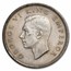 1943 New Zealand Silver Shilling George VI BU