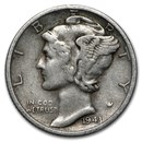 1943-S Mercury Dime Good/VF