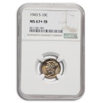 1943-S Mercury Dime MS-67+ NGC (FB)