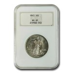 1943 Walking Liberty Half Dollar MS-65 NGC