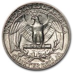 1943 Washington Quarter AU