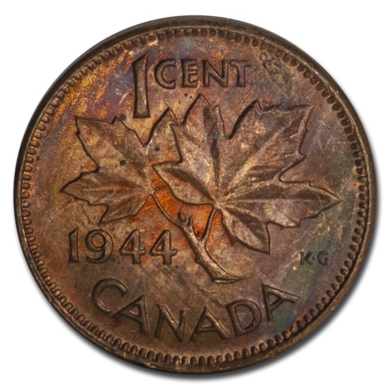 Buy 1944 Canada 1 Cent AU/BU (Red/Brown) | APMEX