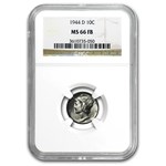 1944-D Mercury Dime MS-66 NGC (FB)