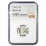 1944-D Mercury Dime MS-67+ NGC (FB)