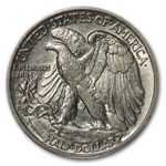 1944-D Walking Liberty Half Dollar AU