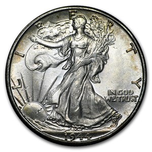 Buy 1944-D Walking Liberty Half Dollar BU | APMEX