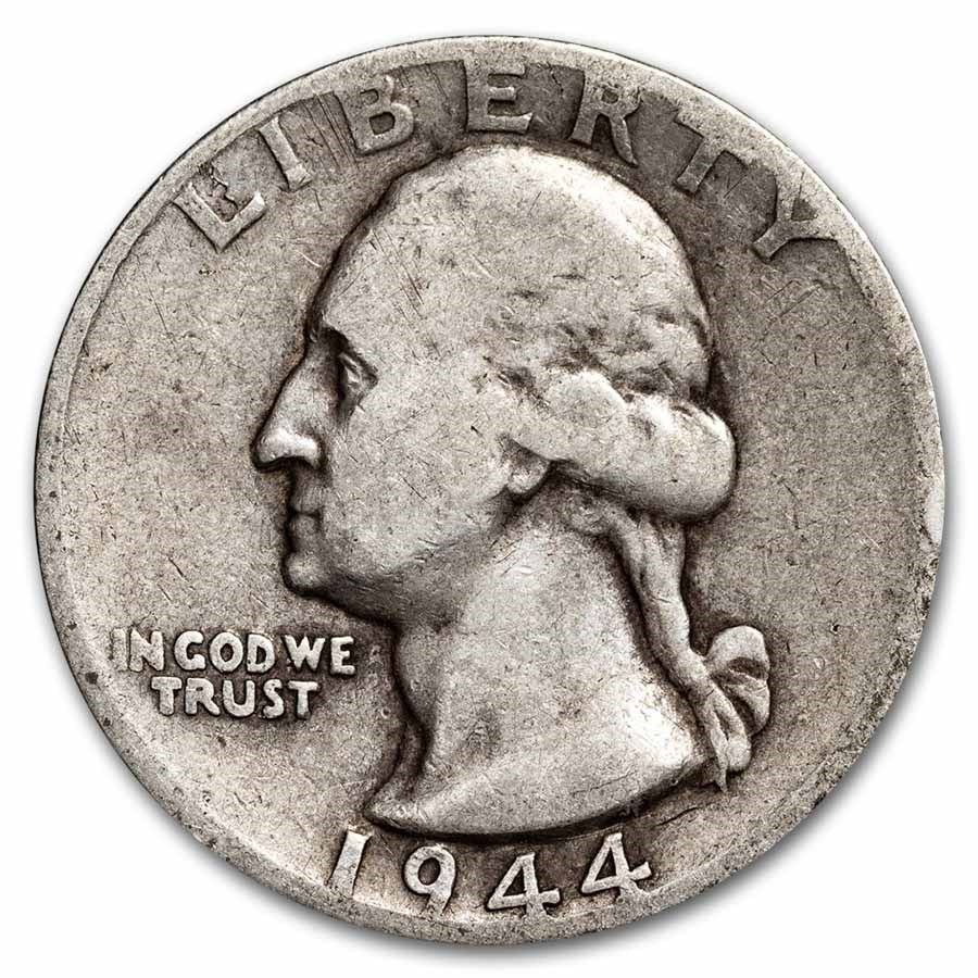 1944-D Washington Quarter Good/VF