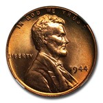 1944 Lincoln Cent MS-67 NGC CAC (Red)