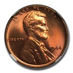 1944 Lincoln Cent MS-67+ NGC (Red)