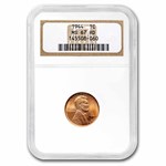 1944 Lincoln Cent MS-67 NGC (Red)