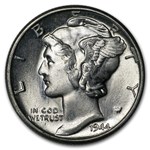 1944 Mercury Dime BU