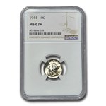 1944 Mercury Dime MS-67+ NGC