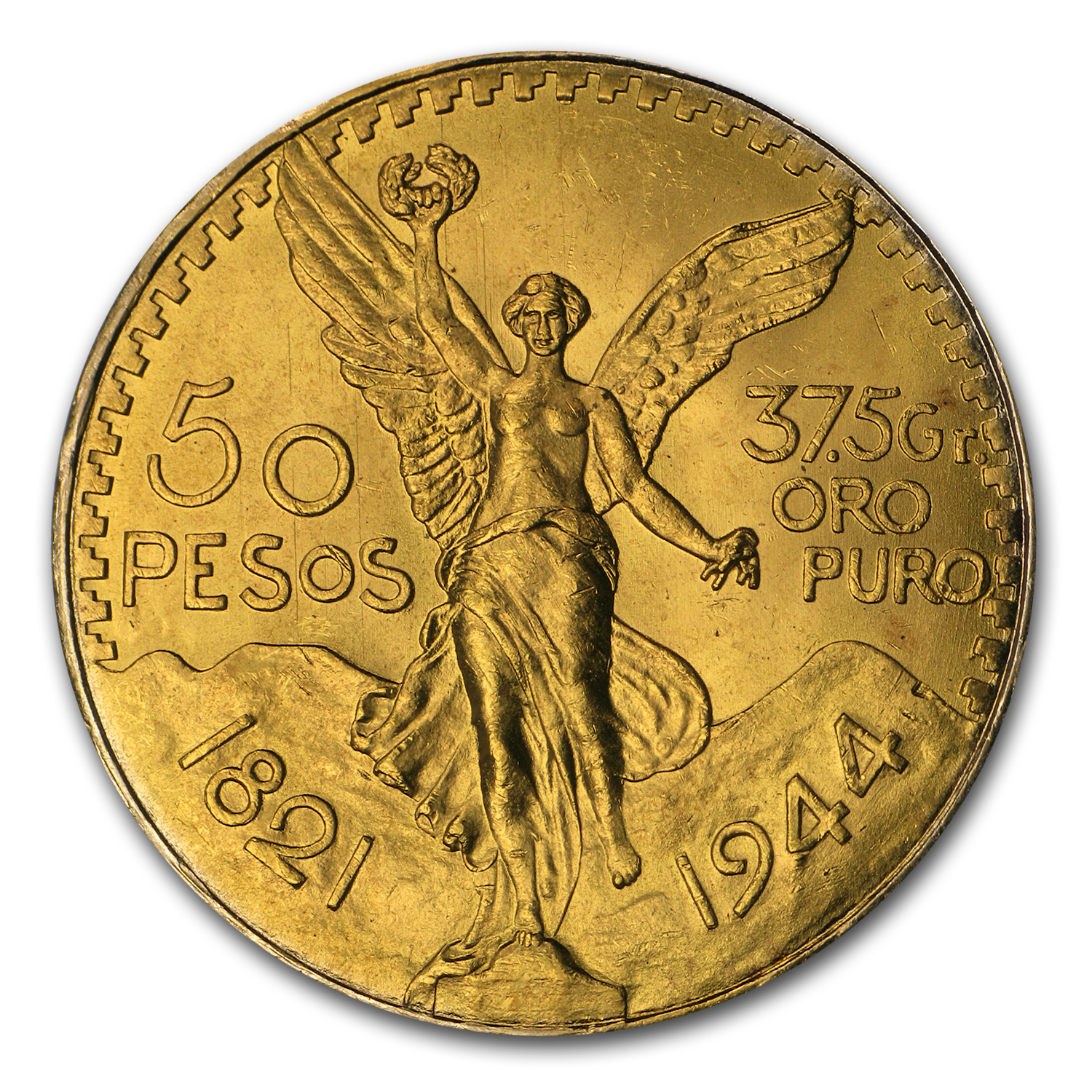 Buy 1944 Mexico Gold 50 Pesos BU | APMEX