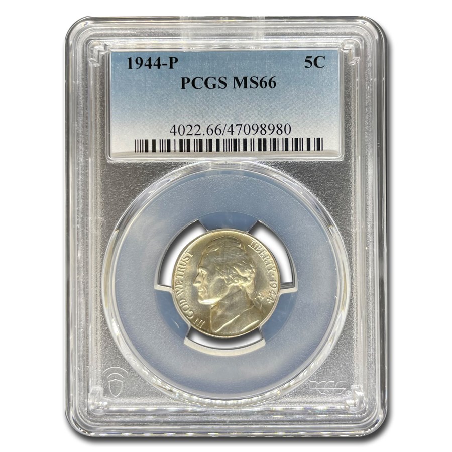 1944-P Jefferson Nickel MS-66 PCGS