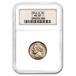 1944-S Jefferson Nickel MS-67 NGC (Fatty Holder)